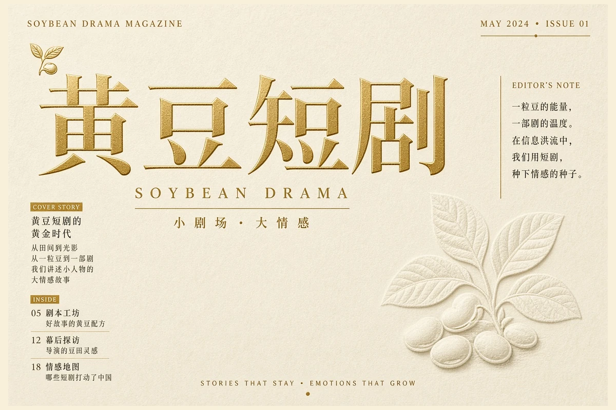 黄豆短剧品牌封面